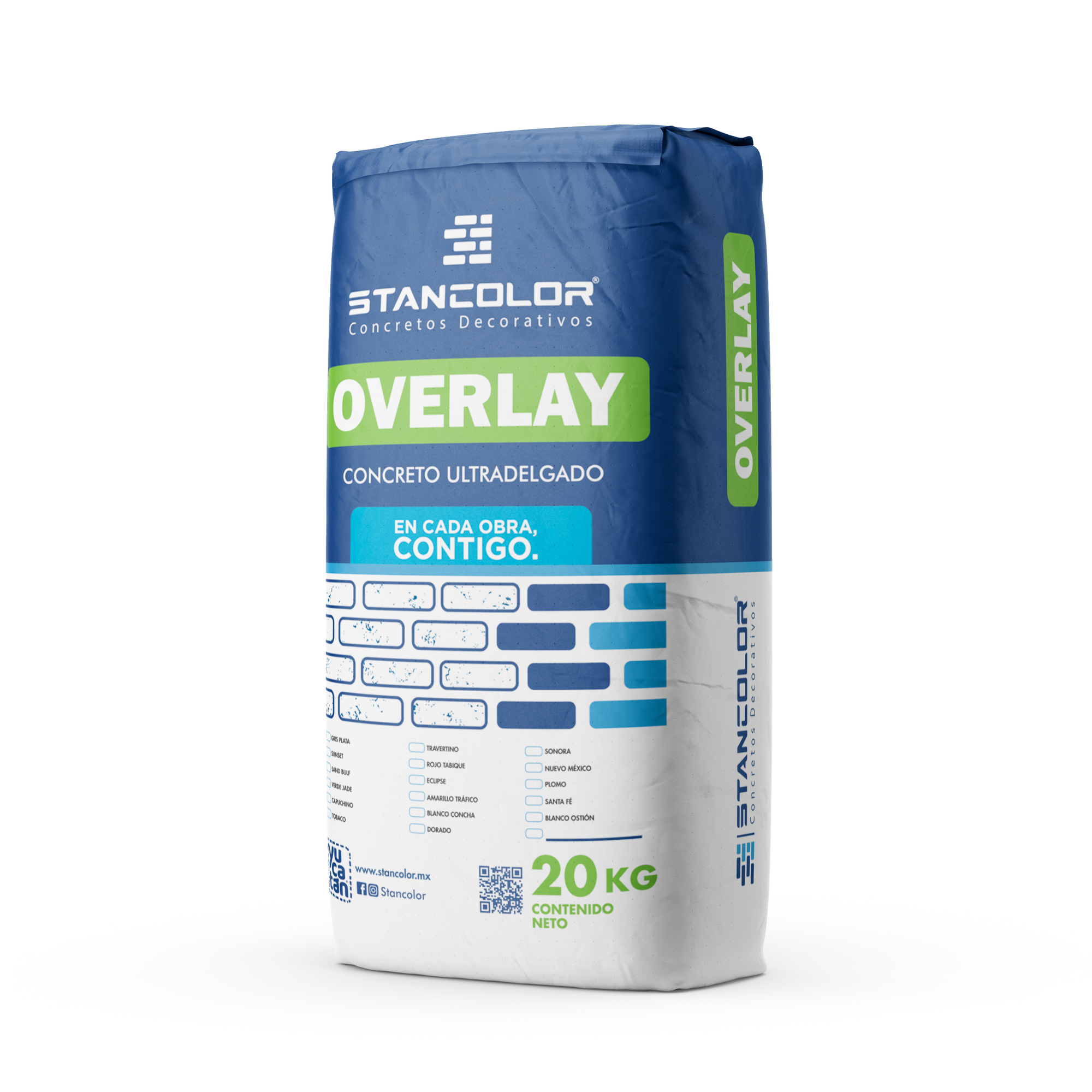 Concreto Ultradelgado Stancolor Overlay® 20 kgs